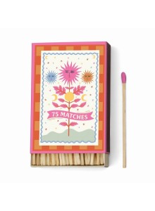 Кибрит Падивакс - кибритени клечки A Dopo в кутия - Слънце, горещо розов